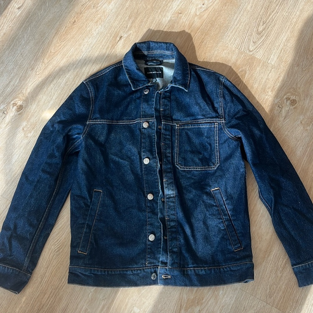Club Monaco unisex denim jacket.